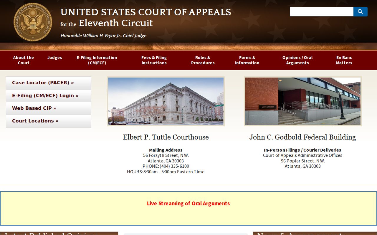 Talladega County court records Eleventh Circuit appeals